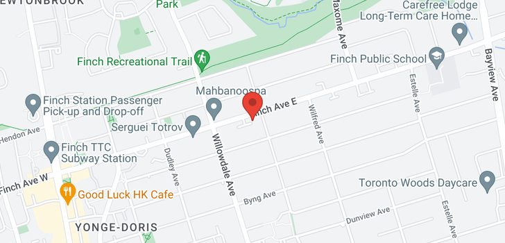 map of 139C FINCH AVE E